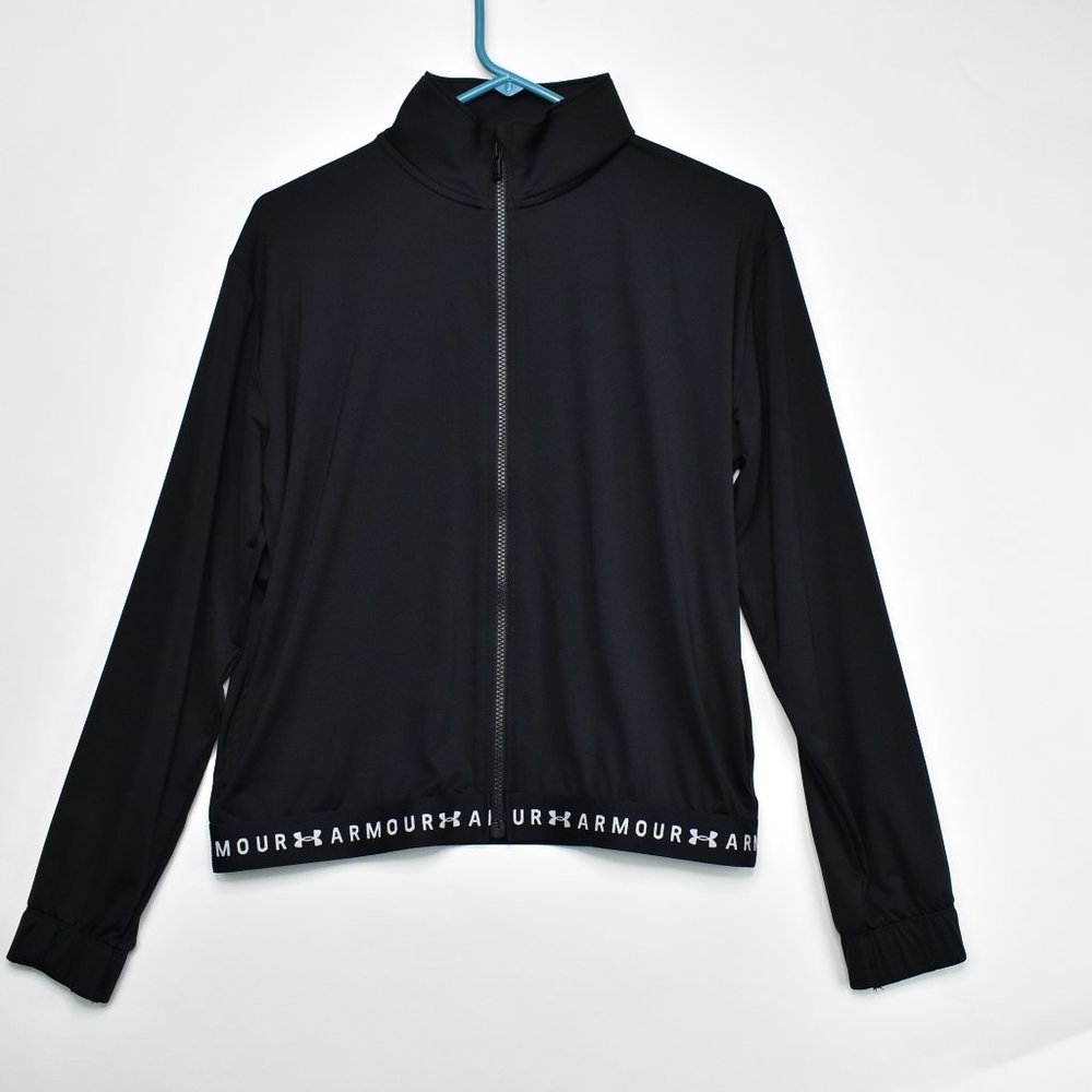 Women's Under Armour Black Full Zip Track Jacket S